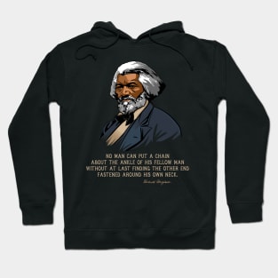 Frederick Douglass Quote Gift for Black History Month Hoodie